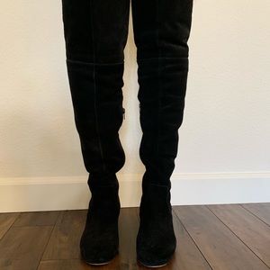 SOLE SOCIETY suede over the knee boots